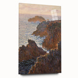 Impressionist Wall Art: Claude Monet's Rocks at Belle Isle Print
