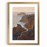Impressionist Wall Art: Claude Monet's Rocks at Belle Isle Print