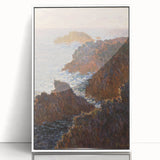 Impressionist Wall Art: Claude Monet's Rocks at Belle Isle Print