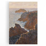 Impressionist Wall Art: Claude Monet's Rocks at Belle Isle Print