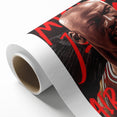 Iconic Pop Art Wall Art - Jordan Canvas with Red and Black