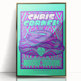 Chris Cornell Higher Truth South America Poster | Retro Music Art