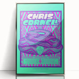 Chris Cornell Higher Truth South America Poster | Retro Music Art