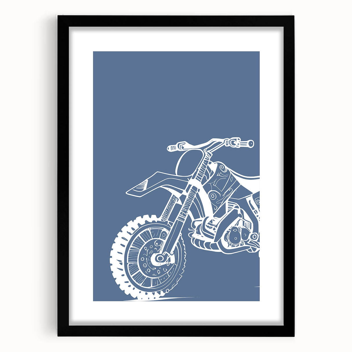 Dirt Bike Wall Art – Cool & Adventurous Boys Room Decor