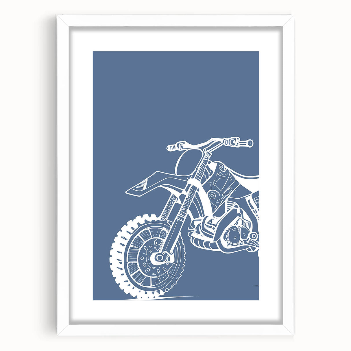 Dirt Bike Wall Art – Cool & Adventurous Boys Room Decor