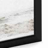 Extra large black wall art depicting summer season on textured canvas, highlighted with colorful art elements.