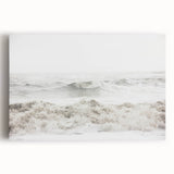 Black and white abstract depiction of summer on a large stretched canvas, ideal for kitchen art.
