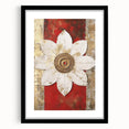 Abstract wall art featuring bold strokes in various colors, framed with a black matte, enhances modern decor. Ideal for contemporary interiors or as a unique gift.