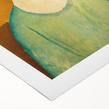 Modern Wall Art: Girl in Green Blouse - Contemporary Art Print