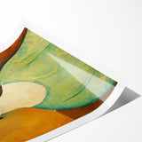 Modern Wall Art: Girl in Green Blouse - Contemporary Art Print