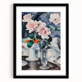 Modern Wall Art: Pink Roses in Vase - Elegant Contemporary Print
