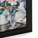 Modern Wall Art: Pink Roses in Vase - Elegant Contemporary Print