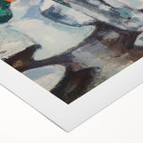 Modern Wall Art: Pink Roses in Vase - Elegant Contemporary Print