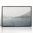 Framed abstract strokes wall art in black acrylic, showcasing dynamic brush patterns and a modern aesthetic, ideal for contemporary home decor.