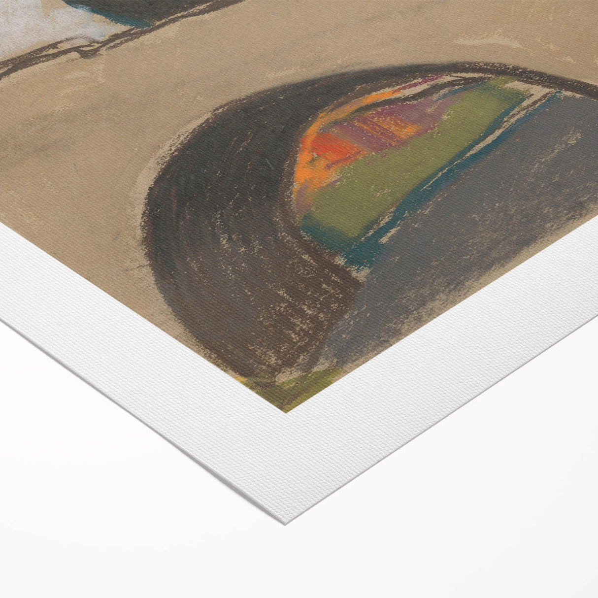 Modern Wall Art: Zolo Palugyay's Village Bridge Over a River