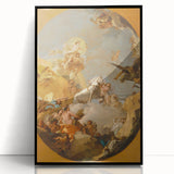 Romanticism Art: The Chariot of Aurora by Tiepolo Canvas Print