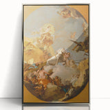 Romanticism Art: The Chariot of Aurora by Tiepolo Canvas Print
