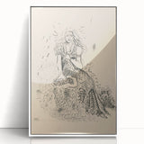 Expressionist Art: Fairy by Arnold Peter Weisz-Kubínčan Canvas Print