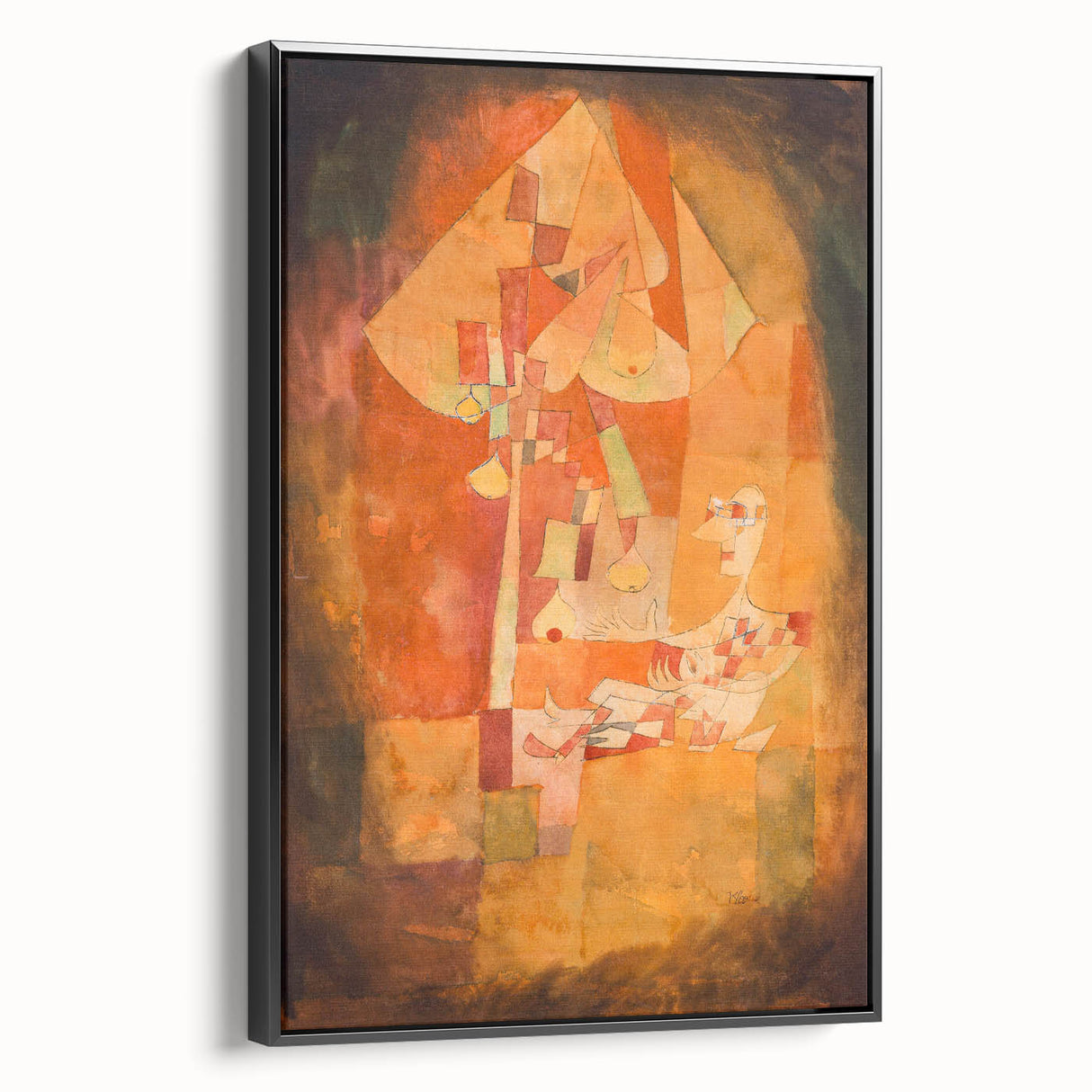 Modern Wall Art: Paul Klee’s Abstract The Man Under the Pear Tree
