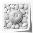 Extra large, glossy print of vibrant floral art on canvas, ideal for dining room or bathroom wall decor.