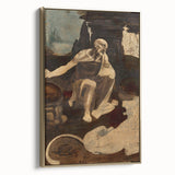 Saint Jerome in the Wilderness by Leonardo da Vinci - Renaissance Print