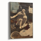 Saint Jerome in the Wilderness by Leonardo da Vinci - Renaissance Print
