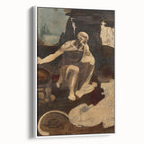 Saint Jerome in the Wilderness by Leonardo da Vinci - Renaissance Print