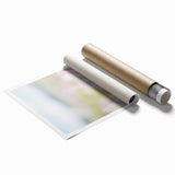 Extra large rolled print featuring spring-themed floral art in soft pastel colors.