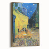 Vintage-style landscape painting on a framed canvas, featuring muted earth tones, ideal for bedroom wall art.