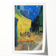 Extra large rolled canvas print of Van Gogh-inspired floral art in vibrant colors, ideal for art wall dining room.