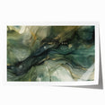 Abstract strokes wall art print showcasing vibrant blue, orange, and yellow colors, rolled for easy shipping; perfect for modern home decor and art enthusiasts.