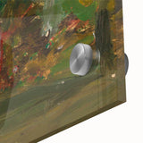 Modern Wall Art: Vibrant Garden Scene with Sun by Tadeusz Makowski
