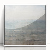 Framed abstract wall art featuring dynamic strokes in vibrant colors on a white background, ideal for modern home decor, adding a contemporary touch to any room.