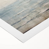 Rolled canvas showcasing vibrant abstract strokes in rich blues, greens, and golds, perfect for modern home decor. Ideal for adding a touch of elegance to any room.
