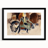 Modern Wall Art: Emotional Scene by Charles Demuth