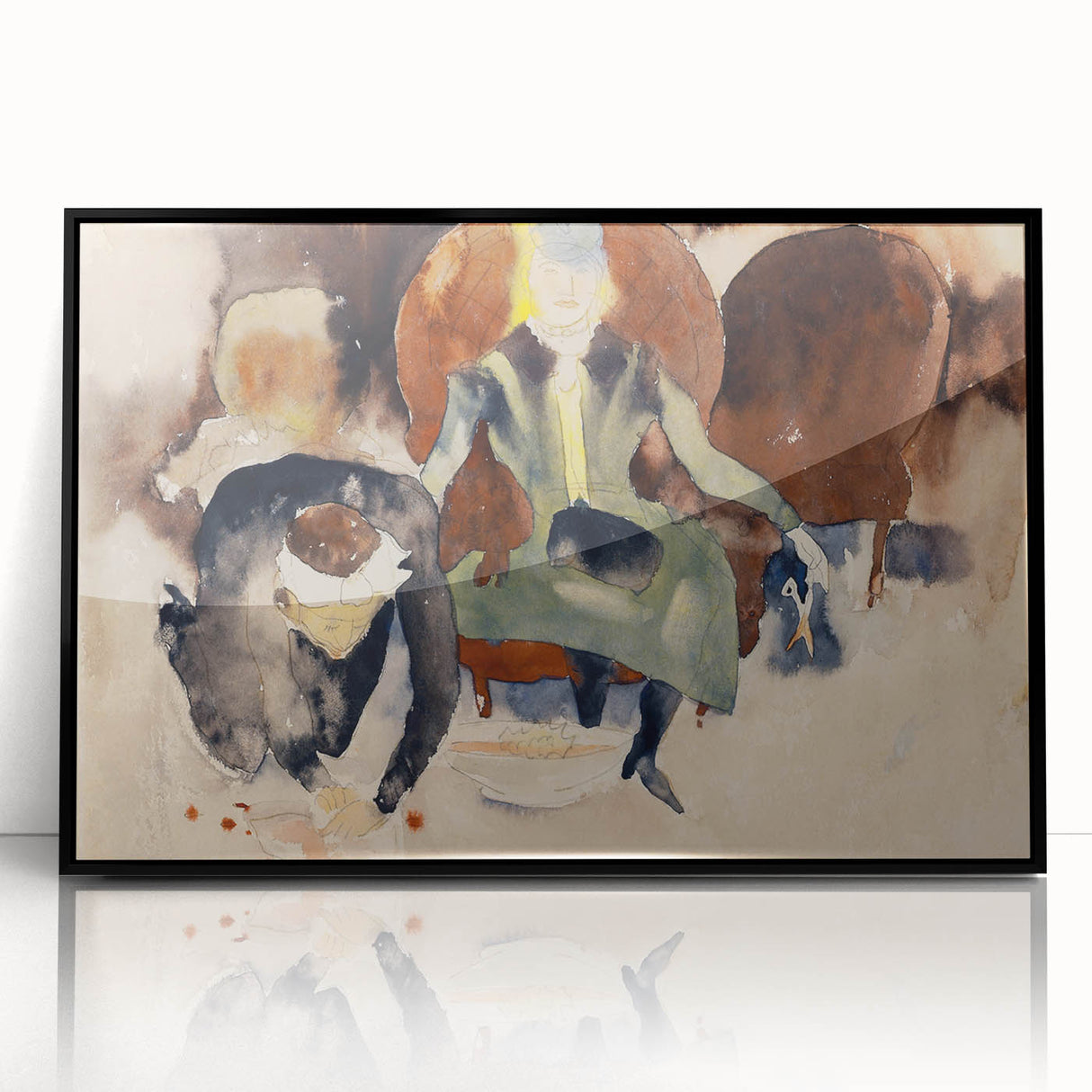 Modern Wall Art: Emotional Scene by Charles Demuth