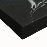 Modern Wall Art: Angel with Chain - Dramatic Monochrome Artwork