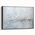 Framed abstract strokes wall art displaying bold black hues and intricate designs, showcased from a side view, perfect for modern home decor.