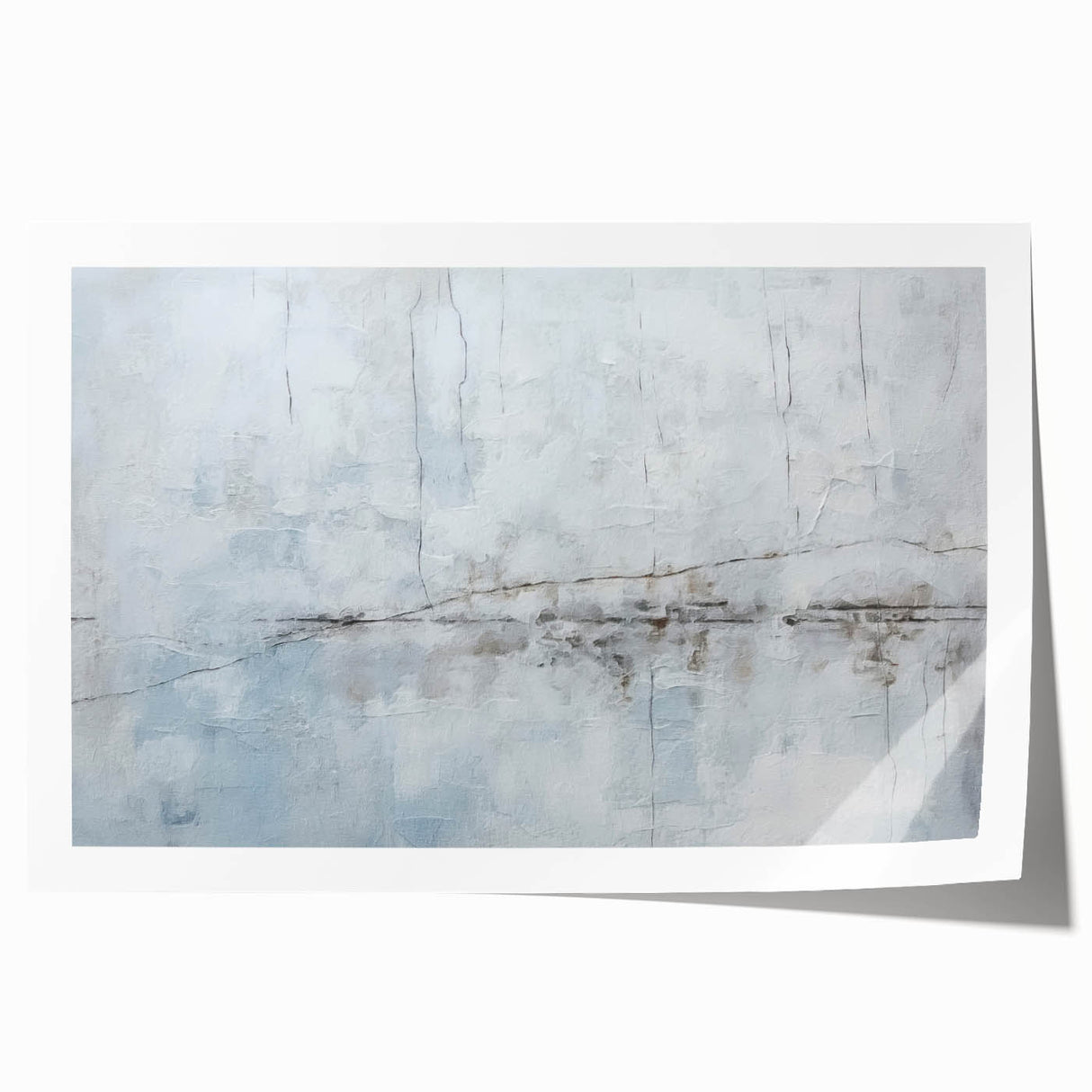 Abstract strokes wall art print showcasing vibrant colors and dynamic brushwork, rolled for easy display and shipping in a protective tube. Perfect for modern decor.