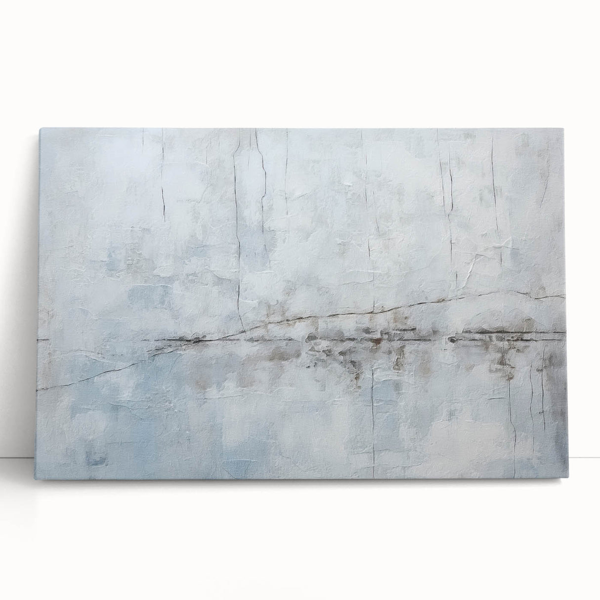 Abstract strokes wall art on stretched canvas, showcasing vibrant colors and dynamic patterns, perfect for modern home decor or artistic spaces.