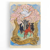 Modern Wall Art: Birth Celebration - Vibrant Abstract Nature Print