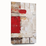 Abstract strokes wall art displayed in a sleek acrylic frame, showcasing vibrant colors and dynamic lines, perfect for modern home decor or gallery settings.