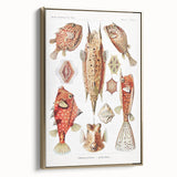 Modern Wall Art: Boxfish Study - Vibrant Marine Life Print