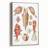 Modern Wall Art: Boxfish Study - Vibrant Marine Life Print