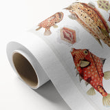 Modern Wall Art: Boxfish Study - Vibrant Marine Life Print