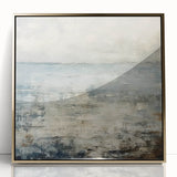 Framed abstract wall art featuring gold acrylic strokes on a textured background, ideal for modern home decor, adding elegance and sophistication to any room.