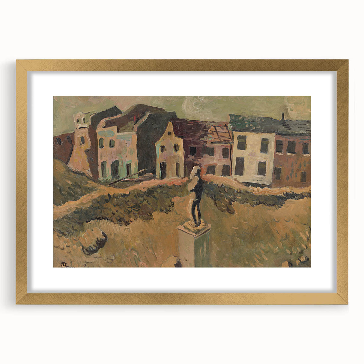 Modern Wall Art: Monumental Scene by Cyprián Majerník