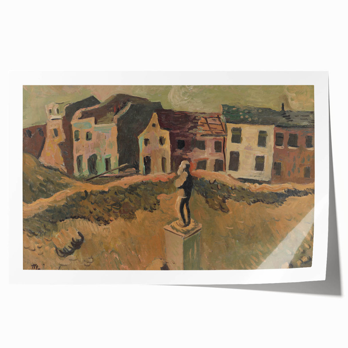 Modern Wall Art: Monumental Scene by Cyprián Majerník