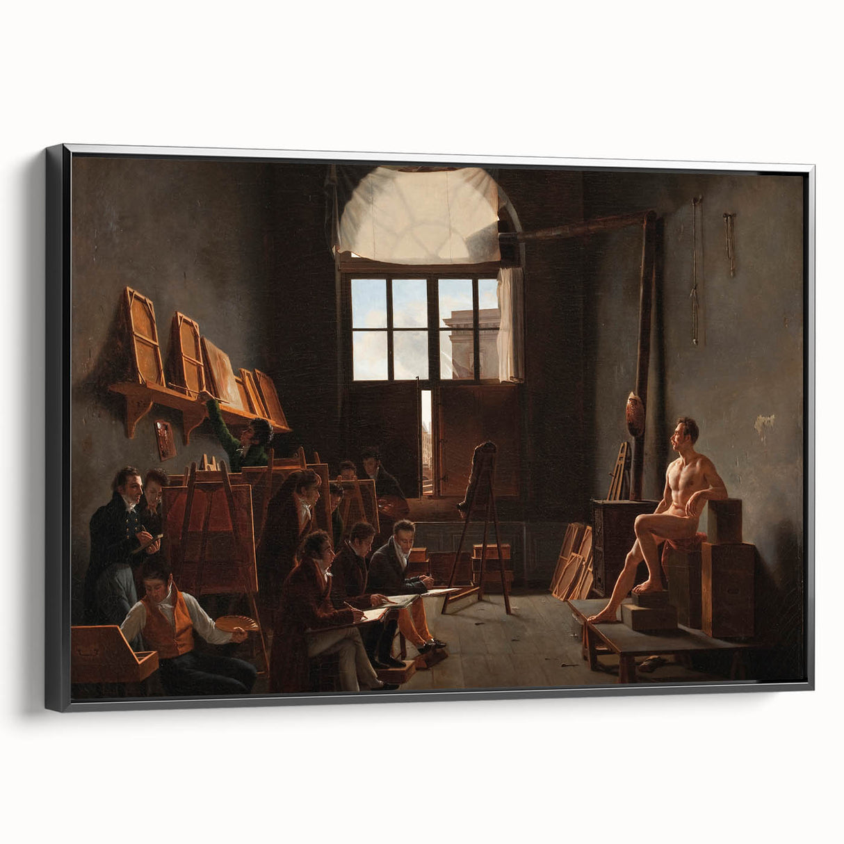 Neoclassical Art Print - The Studio of Jacques-Louis David