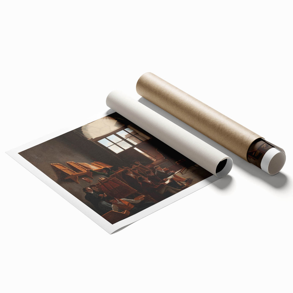 Neoclassical Art Print - The Studio of Jacques-Louis David